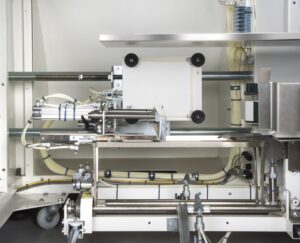 Industrial machinery with intricate components