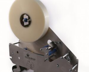 Tape dispenser with clear adhesive tape