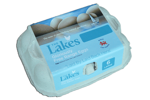 Pack of six free-range eggs