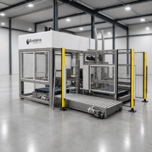 Endoline Automation's expanded robotics capability will make its PPMA debut on Stand D90, demonstrating how gantry and articulated robotic solutions can be integrated with its end-of-line packaging systems.