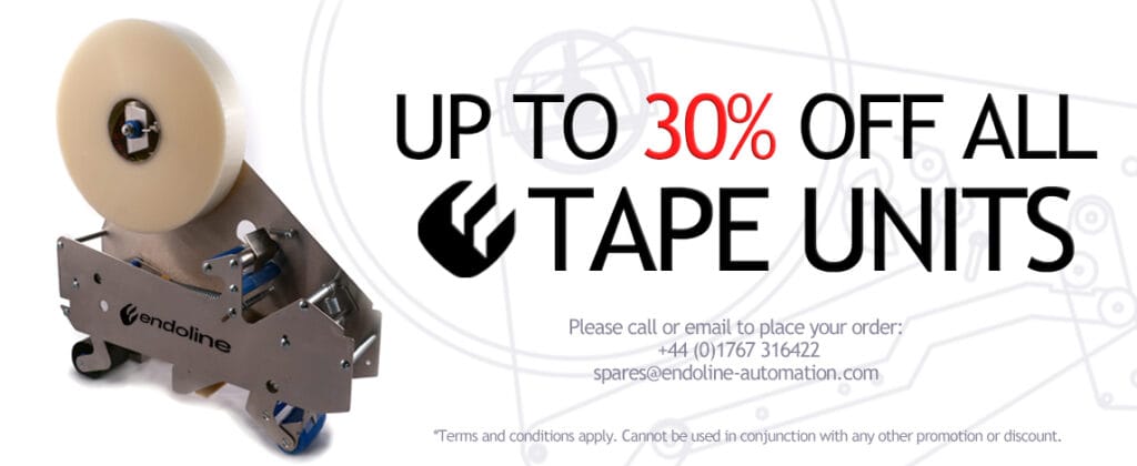 Up To 30% Off All Tape Units With Endoline Automation