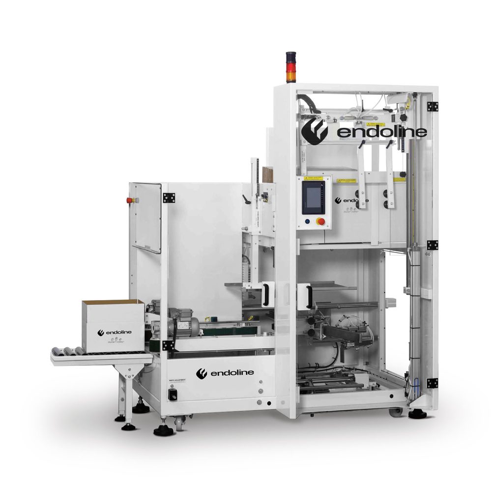 Denroy's 1.6 Million Hairbrush Line Reports a 90% Efficiency Increase With Endoline Endoline fully automatic 221 Case Erector